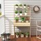 Wall Leaning Ladder Desk with Drawer and Shelves for Small Spaces